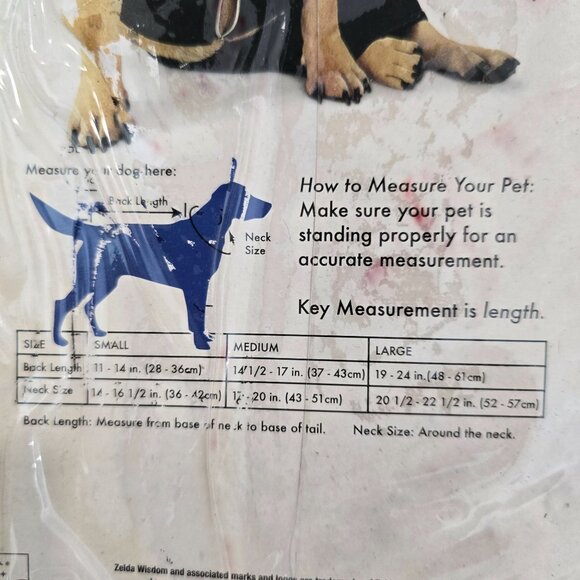 Halloween Zelda Wisdom Bulldog Punk Rock Dog Costume S Rocker biker harley - Picture 5 of 7